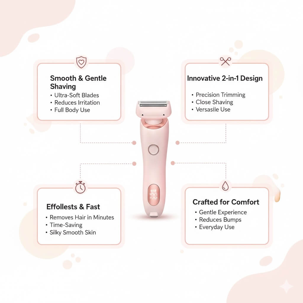 91Glowupp Electric Shaver & Trimmer V8