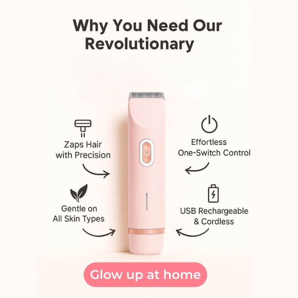 91Glowupp Electric Epilator V9, Rechargeable & Cordless — Body Hair Removal